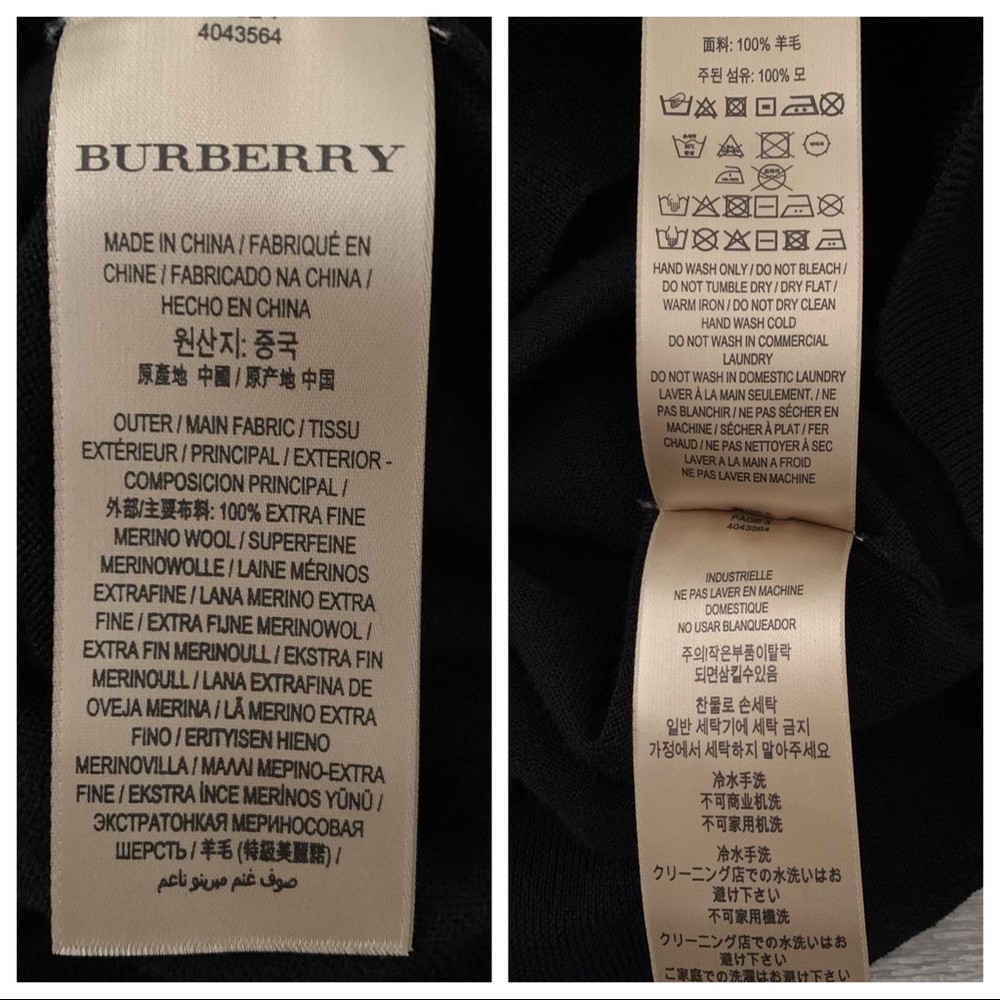 Burberry Buckle Detail Merino Wool Sweater - Picture 7 of 9